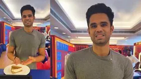 నాన్న బర్త్‌డే కేక్‌.. అయినా తినలేను