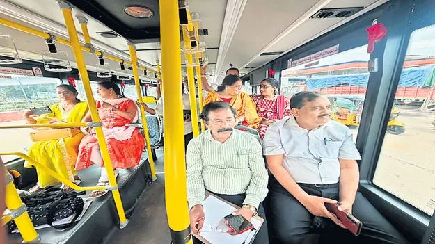 ఎలక్ర్టిక్‌ బస్సుల  ట్రయల్‌ రన్‌