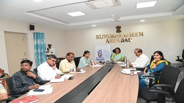 kumaram bheem asifabad- జిల్లాలో 40 ధాన్యం కొనుగోలు కేంద్రాలు