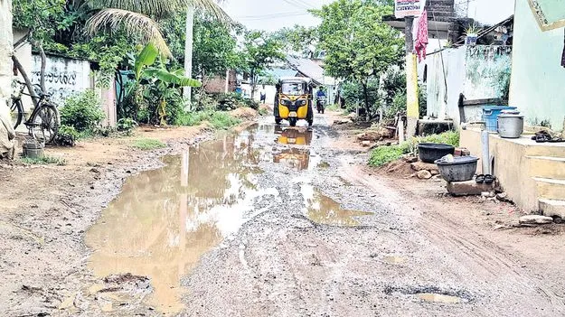 అధ్వానంగా ‘పేట- పెంటకోట రోడ్డు