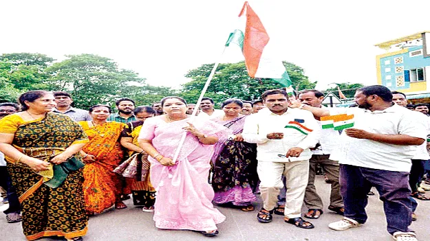 సాలూరులో తిరంగా ర్యాలీ