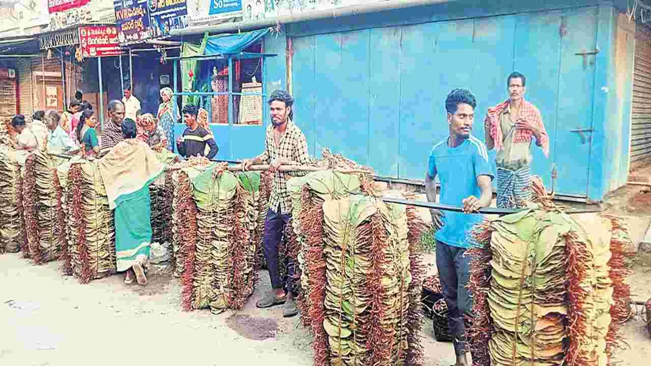 అటవీ ఉత్పత్తుల ధరలు పతనం