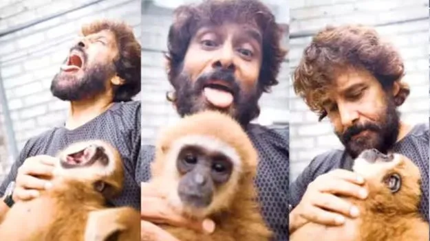 అరుదైన కోతి పెంపకం..వివాదంలో విక్రమ్‌!