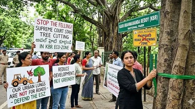 కేబీఆర్‌ పార్కు పరిధిలో చెట్ల నరికివేతపై స్టే పొడిగింపు