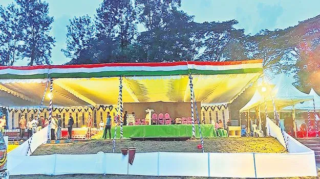 స్వాతంత్య్ర వేడుకలకు సర్వం సిద్ధం