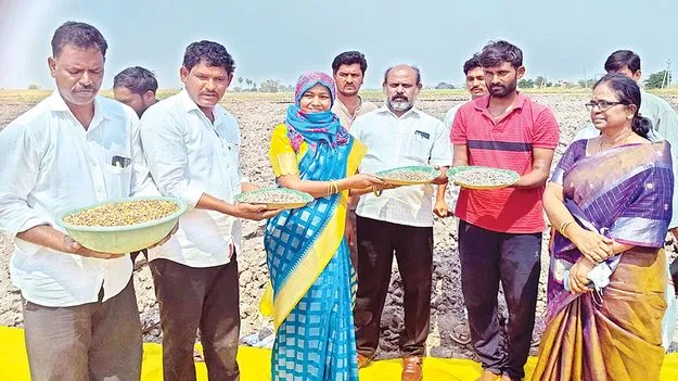 డ్రైసోయింగ్‌తో పంట భూములకు రక్షణ 