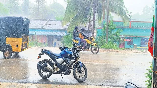 భారీ వర్షం