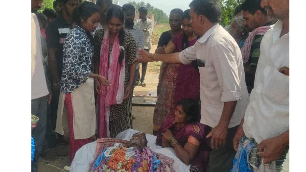 దుఃఖాన్ని దిగమింగి పరీక్షకు..