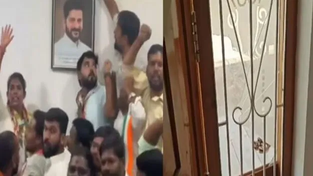 గజ్వేల్‌లో చల్లారని ఫొటో రచ్చ!