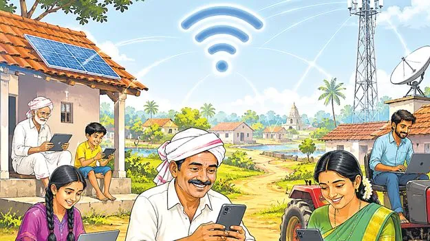గ్రామాల్లో ఇంటర్‌నెట్‌కు కొత్త కార్పొరేషన్‌