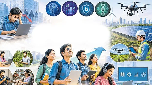 ఐటీ దిగాలు..కొత్త ఉపాధి జిగేలు
