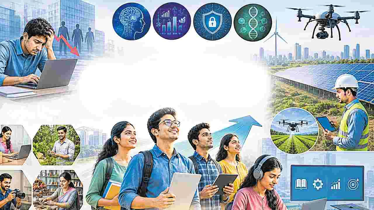 ఐటీ దిగాలు..కొత్త ఉపాధి జిగేలు