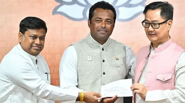 బీజేపీలో చేరిన టెన్నిస్‌ దిగ్గజం లియాండర్‌ పేస్‌