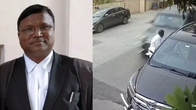 కారుతో ఢీకొట్టి న్యాయవాది హత్య 
