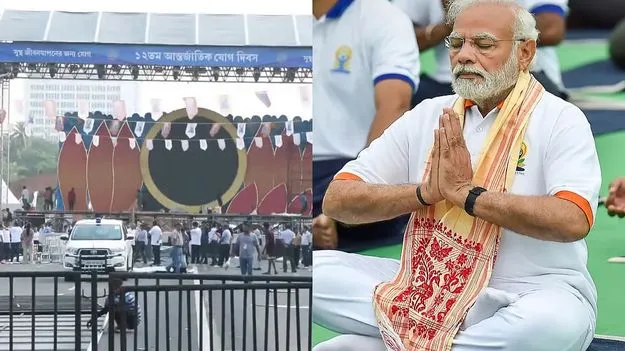 యోగా డే వేడుకలకు సర్వం సిద్ధం