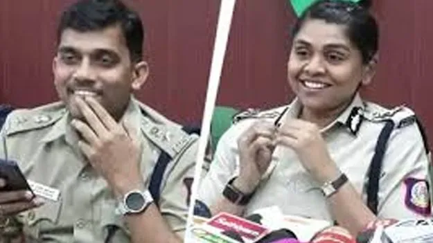 ‘బాలిక హత్య’ ప్రెస్‌మీట్‌లో ఐపీఎస్‌ల నవ్వులు!