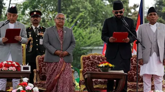 నేపాల్‌ ప్రధానిగా బాలెన్‌ ప్రమాణ స్వీకారం