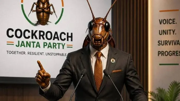 కాక్రోచ్‌ జనతా పార్టీ!