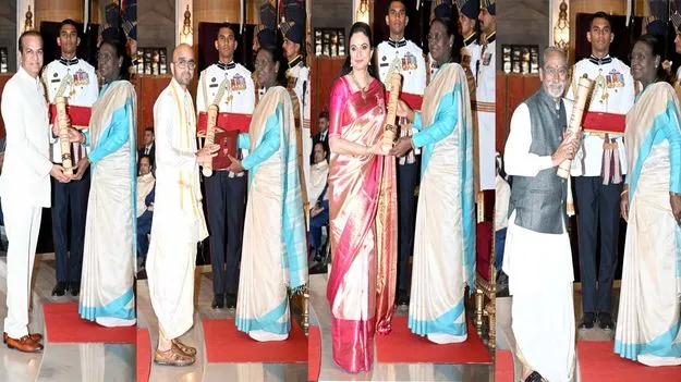 ఘనంగా ‘పద్మ’ అవార్డుల ప్రదానం