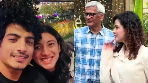 కలిసిపోయిన మంధాన, పలాష్‌ కుటుంబాలు