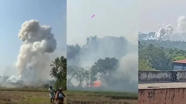 కేరళలోని బాణసంచా ఫ్యాక్టరీలో అగ్ని ప్రమాదం