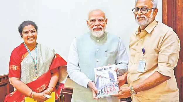 ప్రధానితో పురందేశ్వరి దంపతుల భేటీ