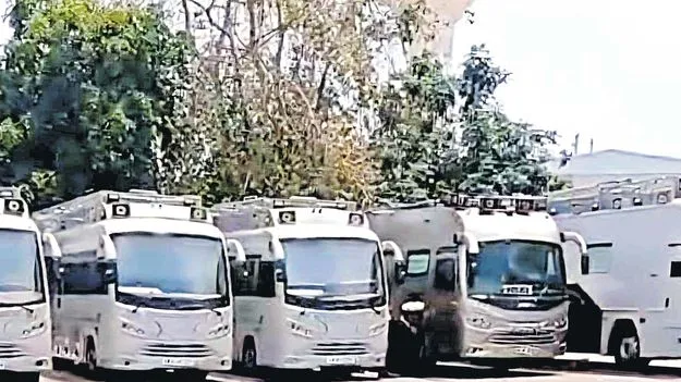 ముఖ్యమంత్రి బస్సులకు భద్రతేదీ?