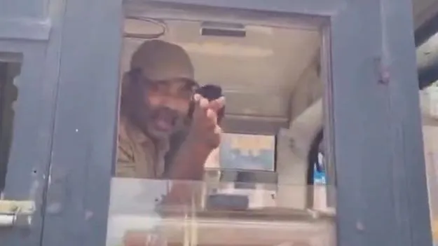 ఆర్టీసీ అద్దె బస్సు డ్రైవర్‌పై అధికారుల చర్య