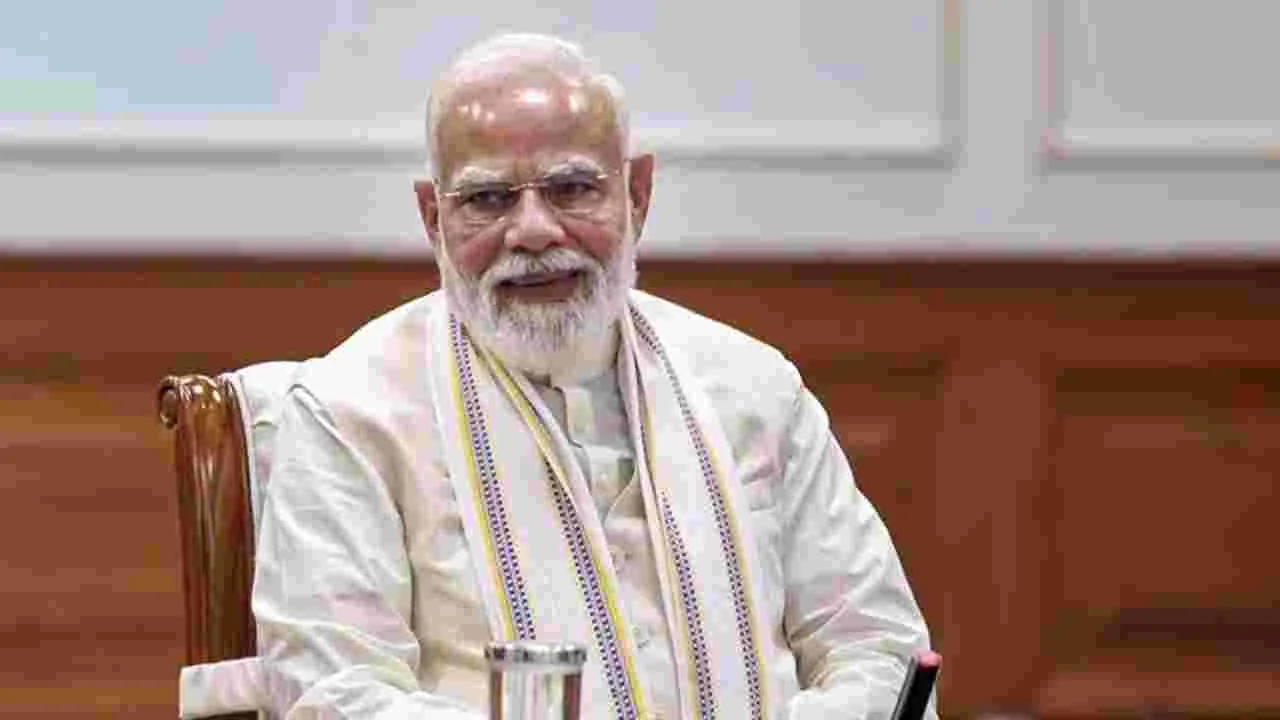 ప్రధాని మోదీకి శుభాకాంక్షల వెల్లువ