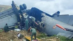 కూలిన వాయుసేన విమానం