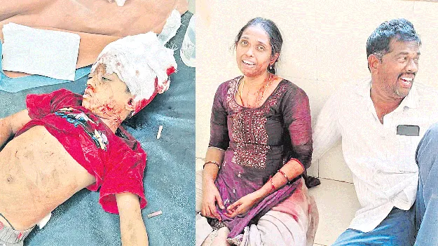 చిన్నారిని మింగేసిన కిటికీ