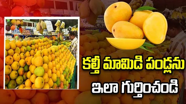 రసాయనాలతో పండించిన మామిడి పండ్లను ఇలా గుర్తించండి