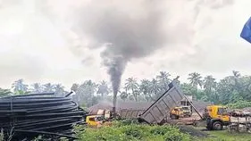 తారు మిక్సింగ్‌ ప్లాంట్‌తో కాలుష్యం