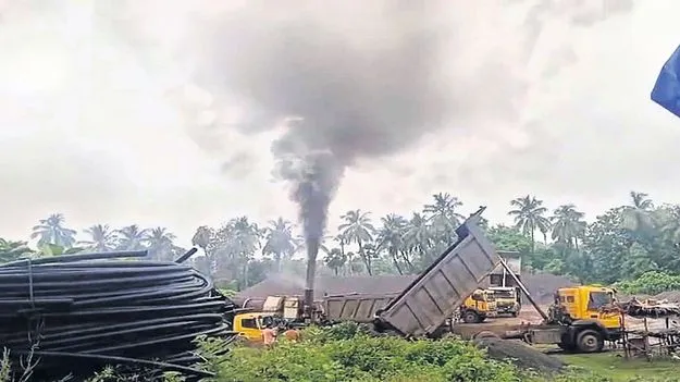 తారు మిక్సింగ్‌ ప్లాంట్‌తో కాలుష్యం