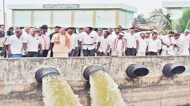 కొండంగి ఎత్తిపోతలు పునఃప్రారంభం