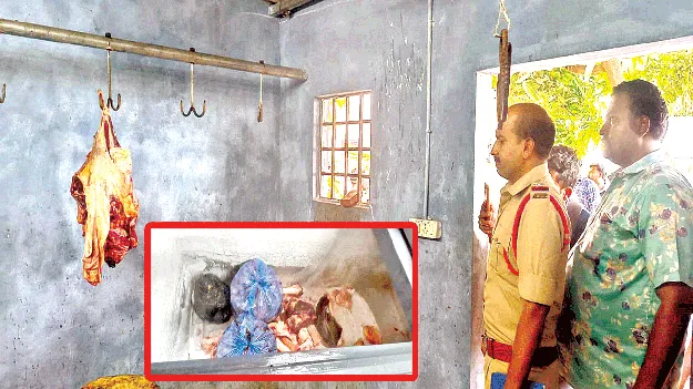 నరసన్నపేటలో పశుమాంసం విక్రయాలు 