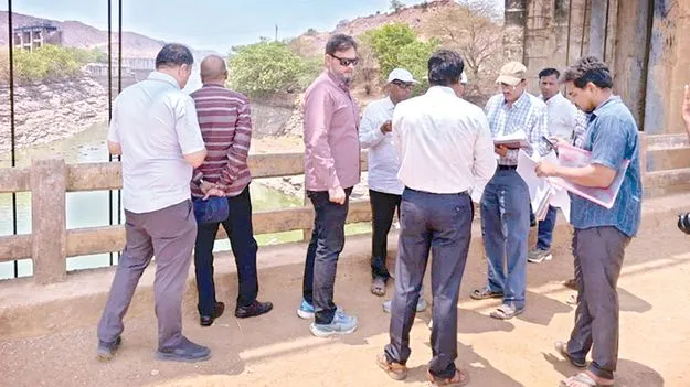 బానకచెర్లను సందర్శించిన కేఆర్‌ఎంబీ బృందం