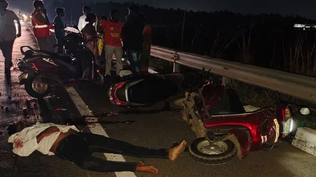  జాతీయ రహదారిపై ఘోర రోడ్డు ప్రమాదం