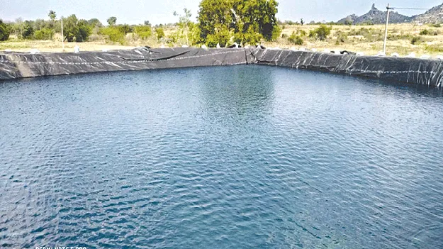 రైతుకు వరం.. నీటి కుంట