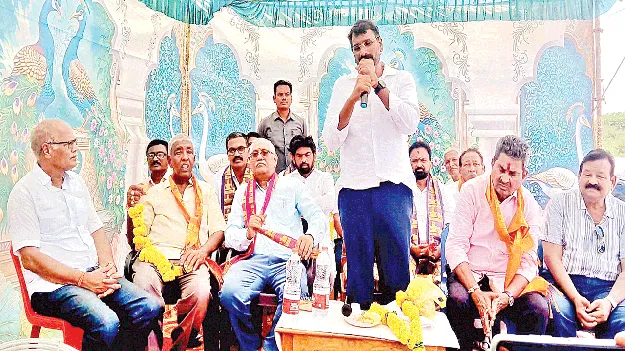  సంగాం ఆలయం అభివృద్ధికి కృషి 
