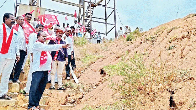 జీడీపీ మట్టి కట్టకు మరమ్మతులు చేపట్టాలి