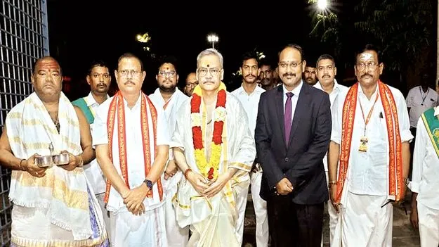 మల్లన్న సన్నిధిలో జస్టిస్‌ రవినాథ్‌ తిల్హారి