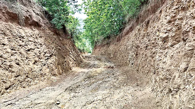  maining in wrong rute ‘నిక్షేప’ంగా దోపిడీ!
