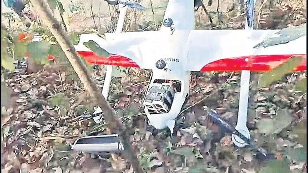 మన్యంలో డ్రోన్‌ కలకలం