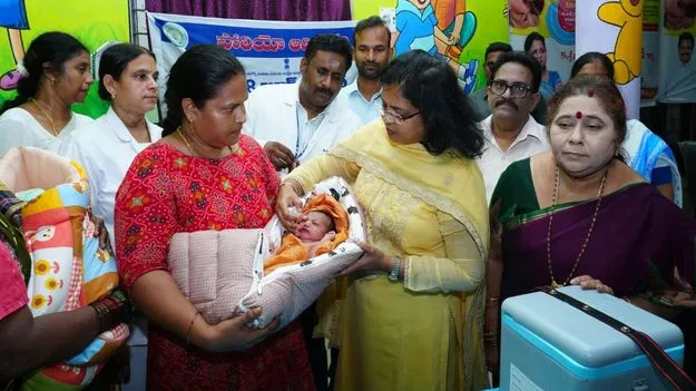1,66,693 మందికి పోలియో చుక్కలు