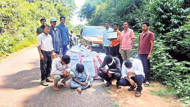 170 కిలోల గంజాయి స్వాధీనం