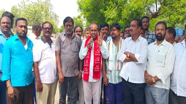  Peddapalli:   ఎన్టీపీసీలో కొనసాగిన జేఏసీ నిరసనలు 