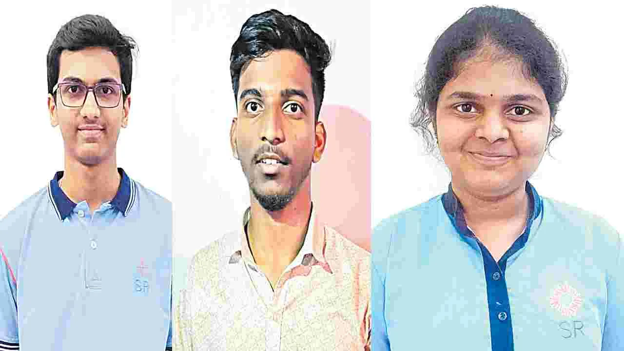 జేఈఈ మెయిన్‌ ఫలితాలలో ఎస్సార్‌ ప్రభంజనం