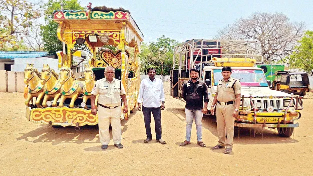 డీజే వాహనాలు సీజ్‌ 
