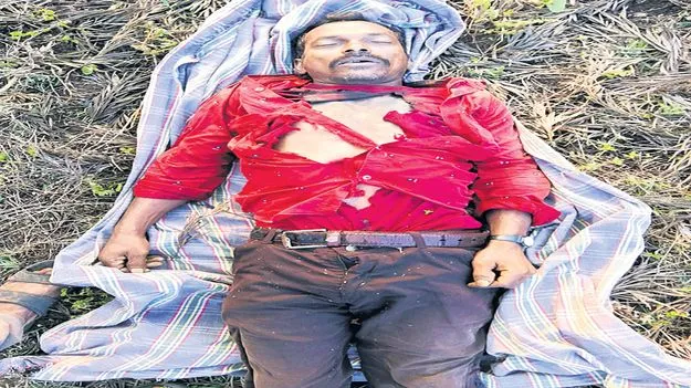 పిడుగుపాటుతో గిరిజనుడి మృతి 